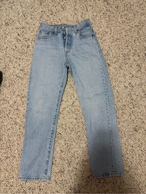 Levi's Light Blue Straight Leg Jeans